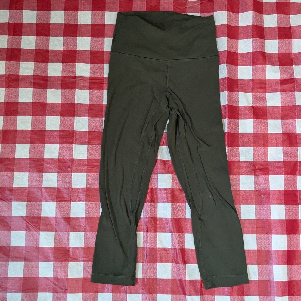 Lululemon Olive Green Leggings Size 4